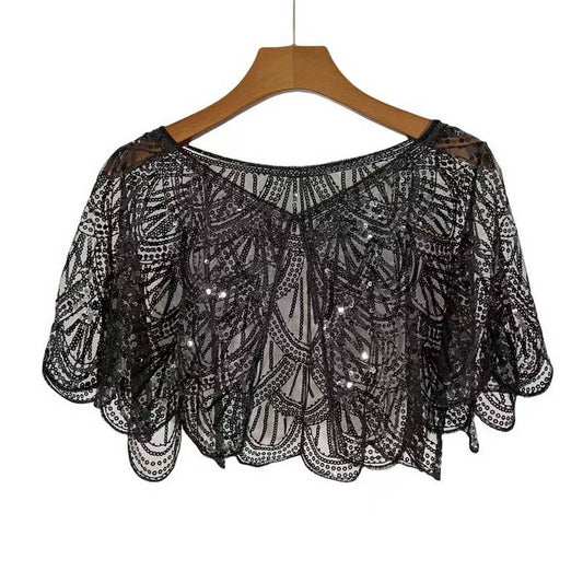 Sequin Beaded Lace Bolero ? Summer Dress Cover