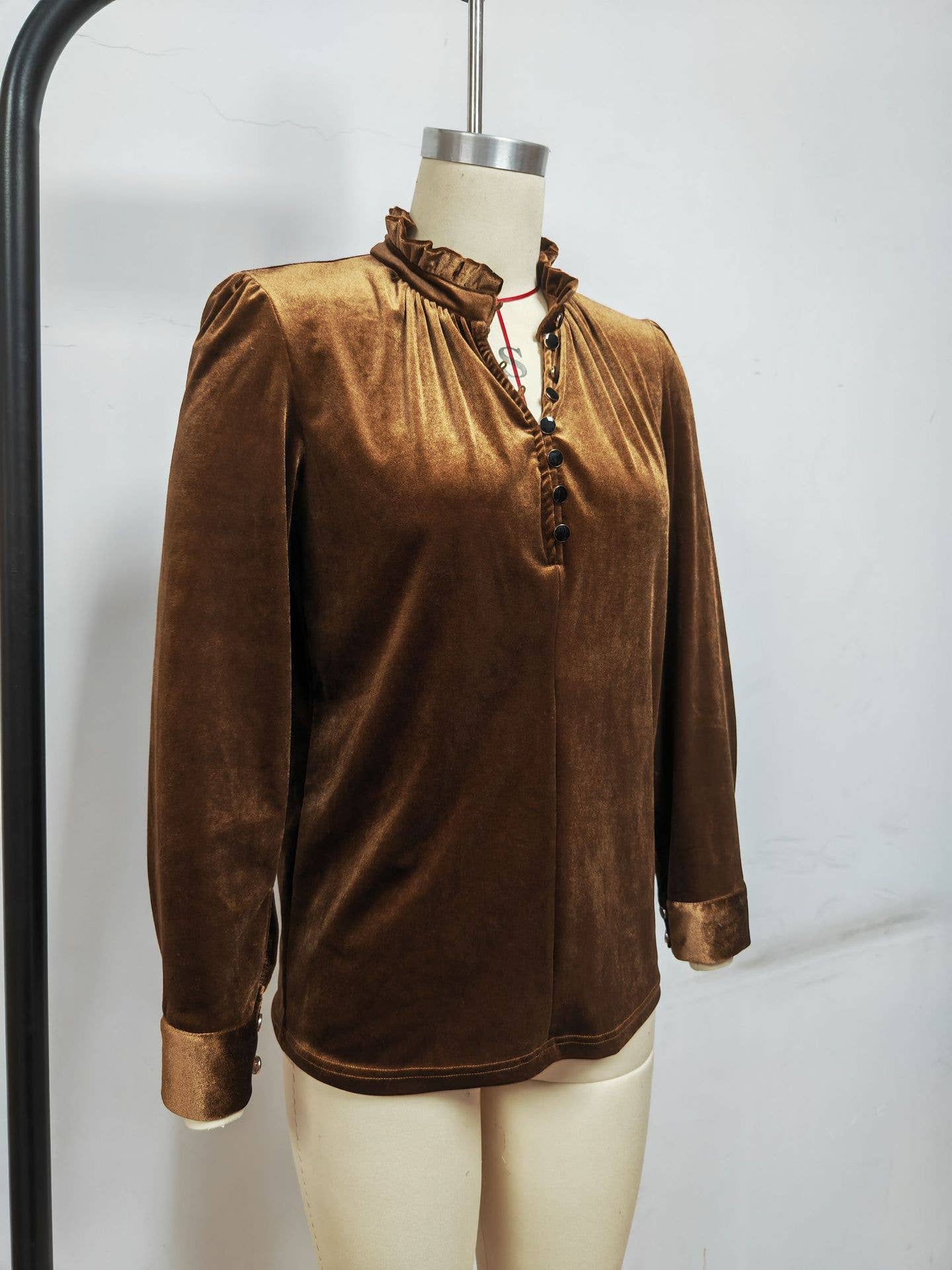 SEXY V-NECK LONG SLEEVE SHIRT IN CANARY