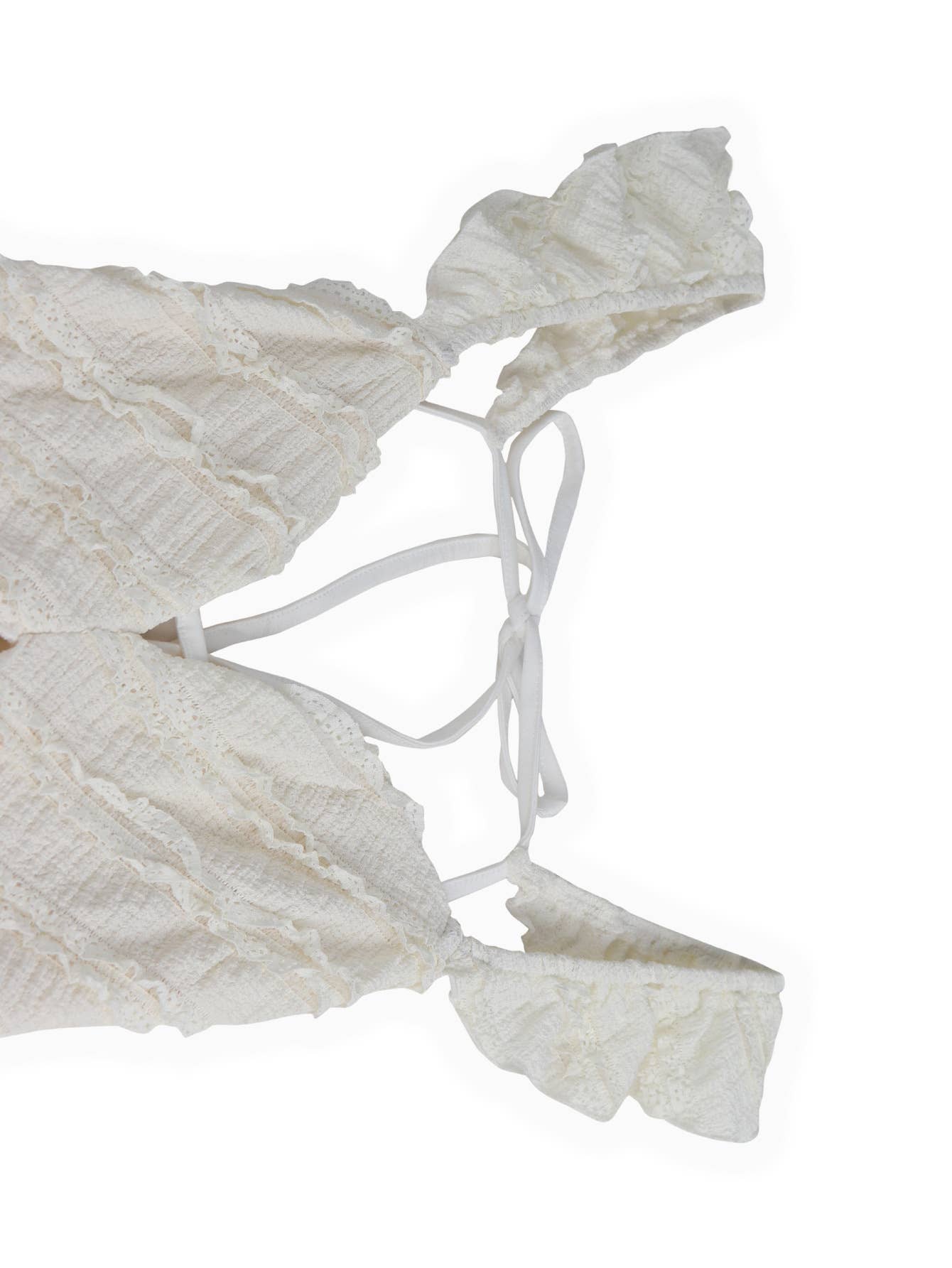 Long dress with a slim tie and a backless cutout