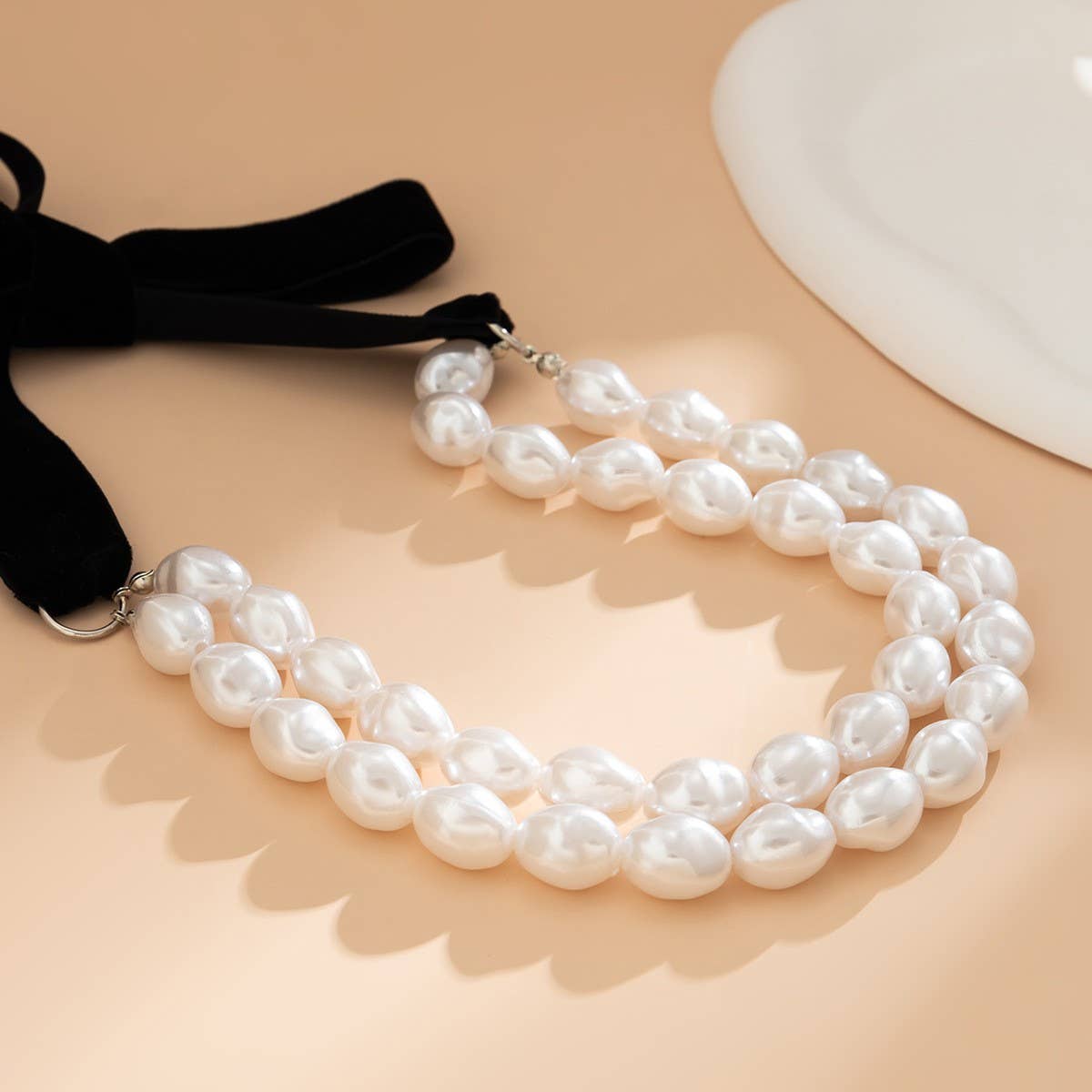 NEW FASHION RETRO LONG BOW CLAVICLE NECKLACE