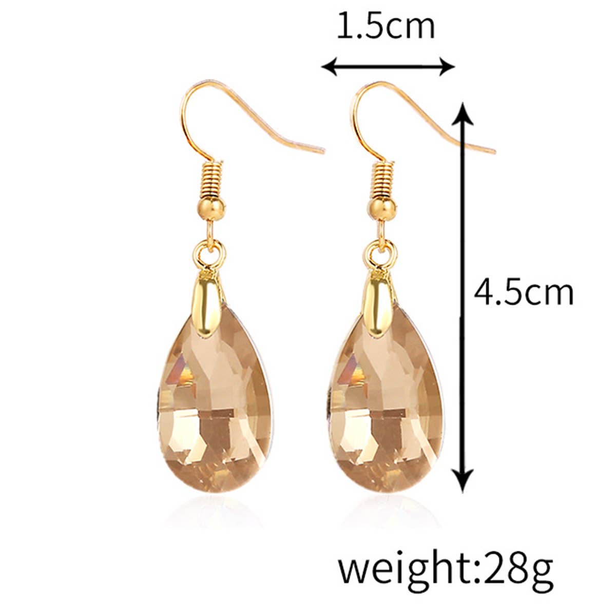 WATER DROPLET  DECOR DROP EARRINGS