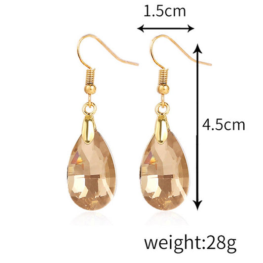 WATER DROPLET  DECOR DROP EARRINGS
