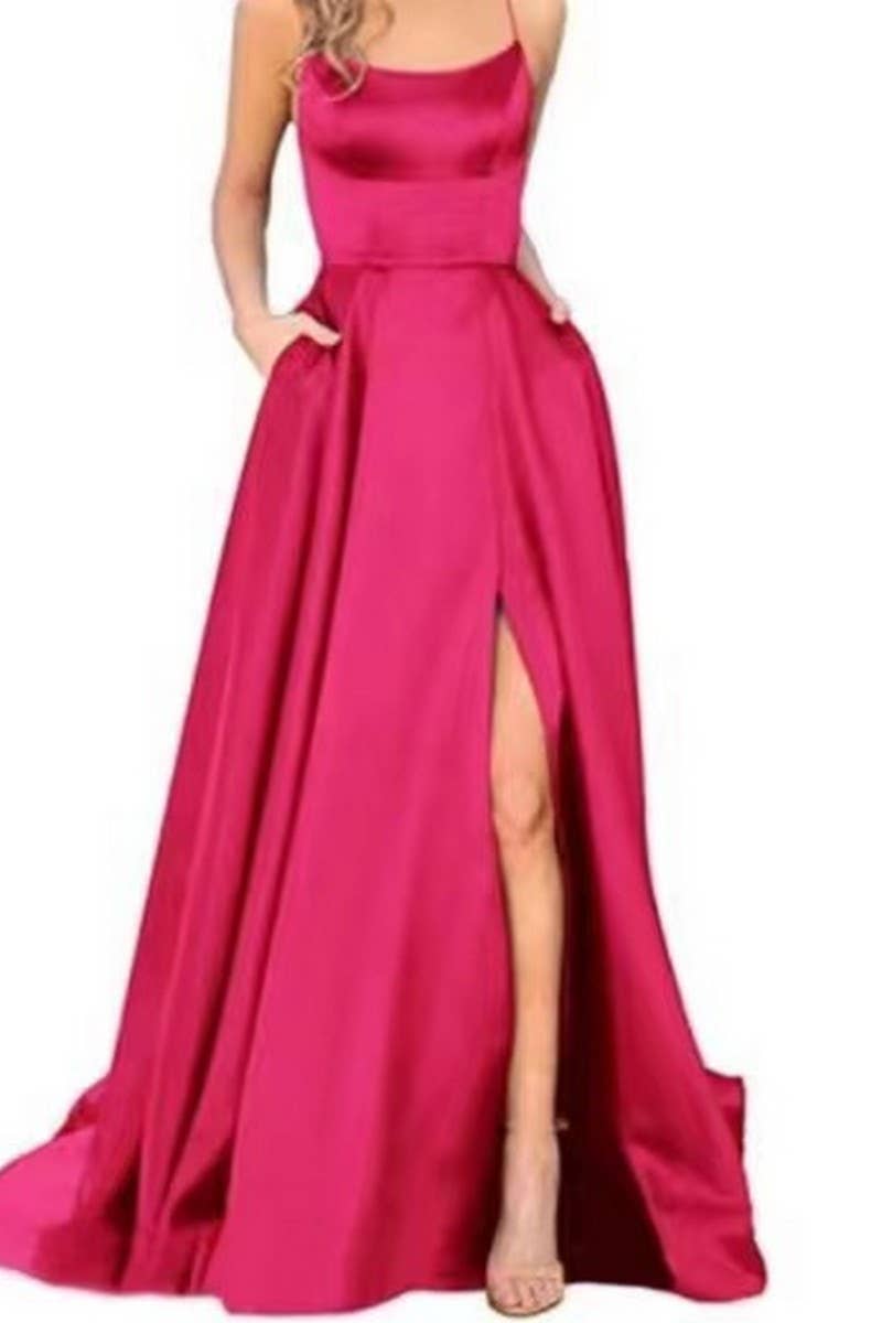 CWDMD5389_NEW SLEEVELESS EVENING GOWN WITH SMALL TRAIN