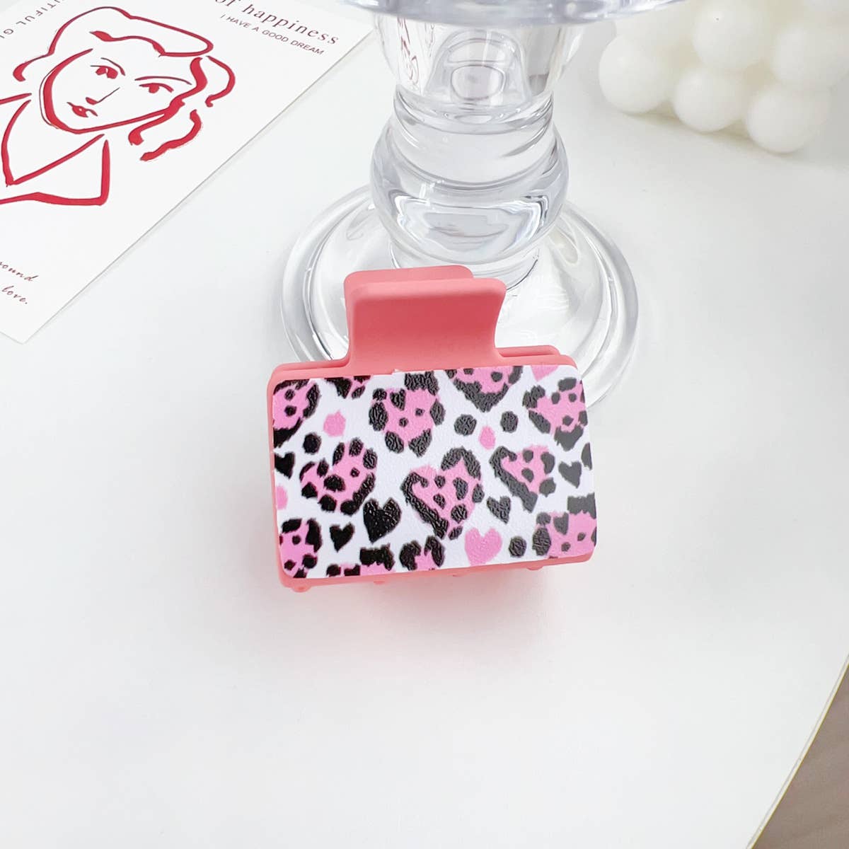 Romantic love plastic hairpins Valentine's Day