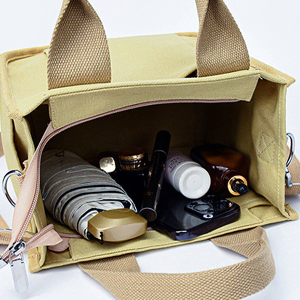 SOLID COLOR CASUAL VERSATILE SHOULDER HANDBAG_CWAB2444