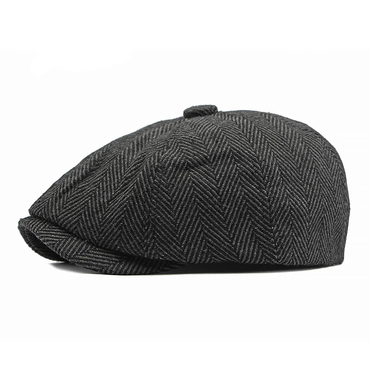STRIPED ARTISTIC YOUTH RETRO FLAT CAP_CWAH1909