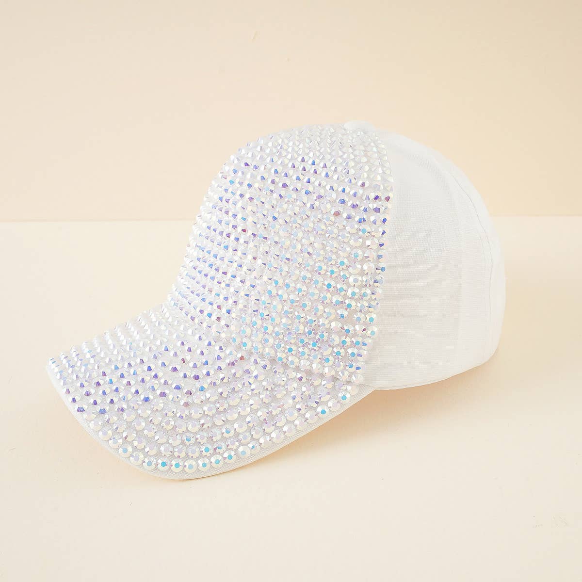 Rhinestone baseball cap, stylish and shiny CWAH1398