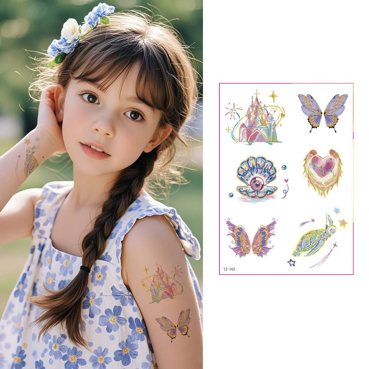 Gold Foil Tattoo Stickers for Girls ?Chic & Classy
