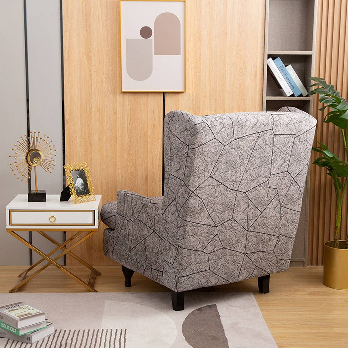 American Tiger Chair Cover, Stretch Full Wrap_CWMM8316