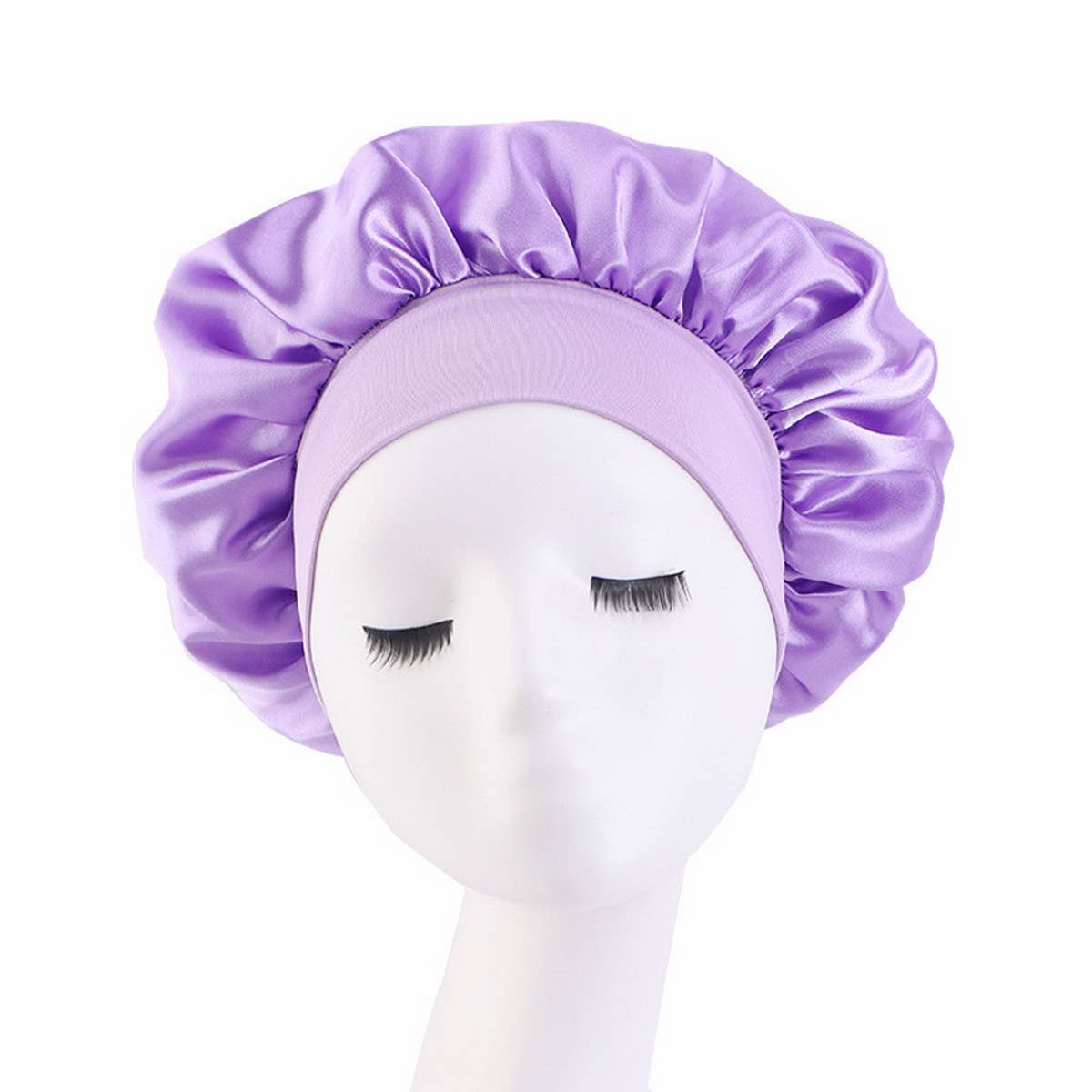 NEW WIDE-BRIMMED NIGHTCAP WITH HEADBAND_CWAH1486