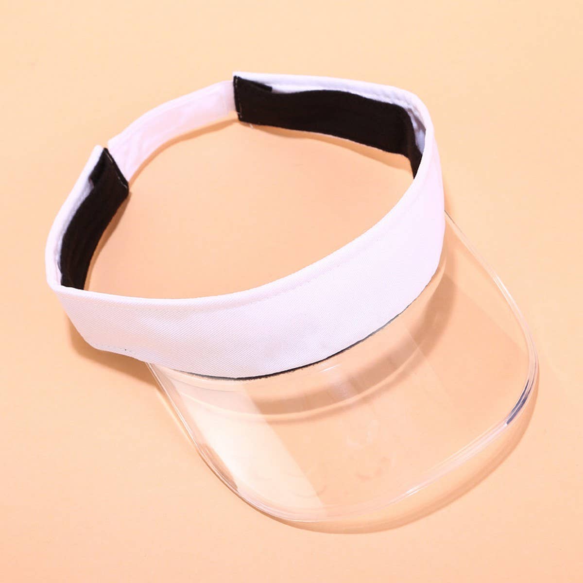 PVC Visor Hat - Summer Sunshade Cap for Beach_CWAH3285