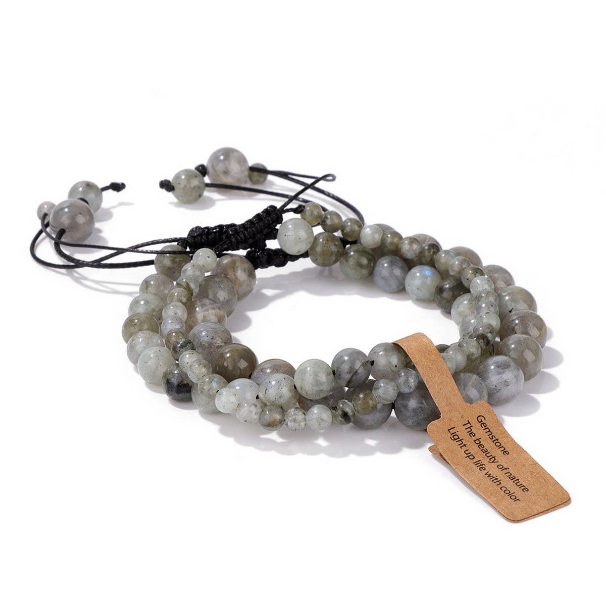 CWAJE4233_NATURAL STONE SIMPLE BRAIDED BRACELET