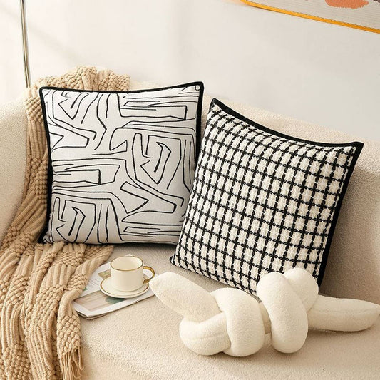 Luxury Plush Pillow Cover for Sofa & Bed Decor