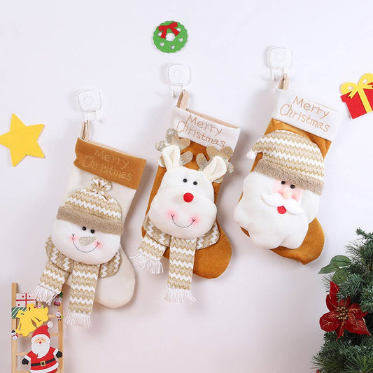 CHRISTMAS CUTE CARTOON CHRISTMAS STOCKINGS