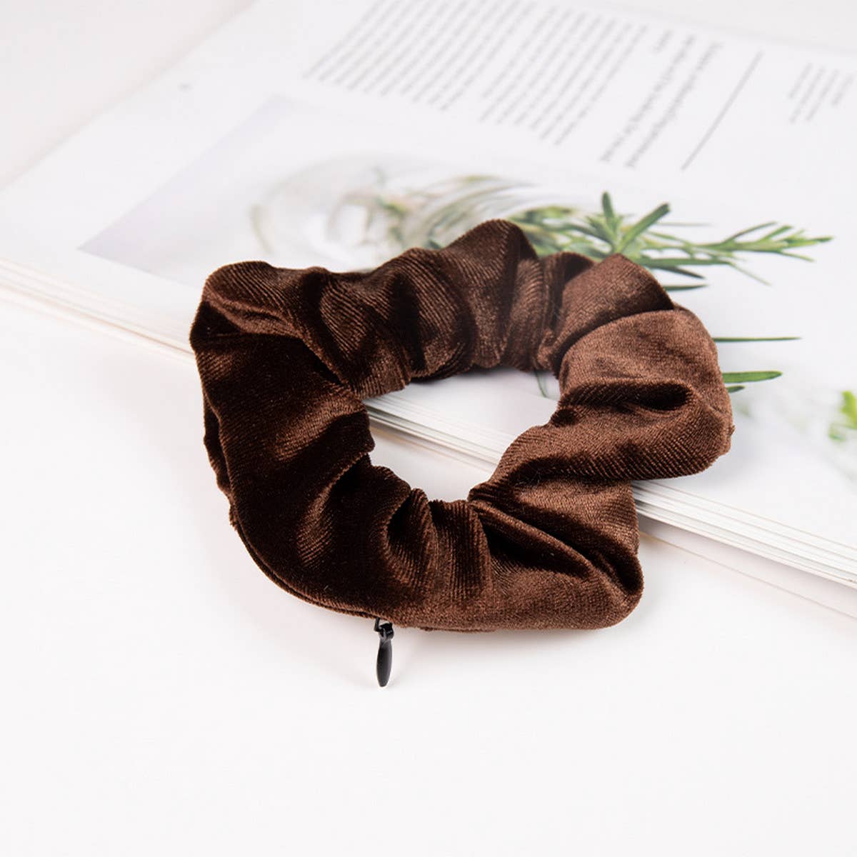 INVISIBLE ZIPPER LARGE INTESTINE HAIR TIE_CWAHA0868