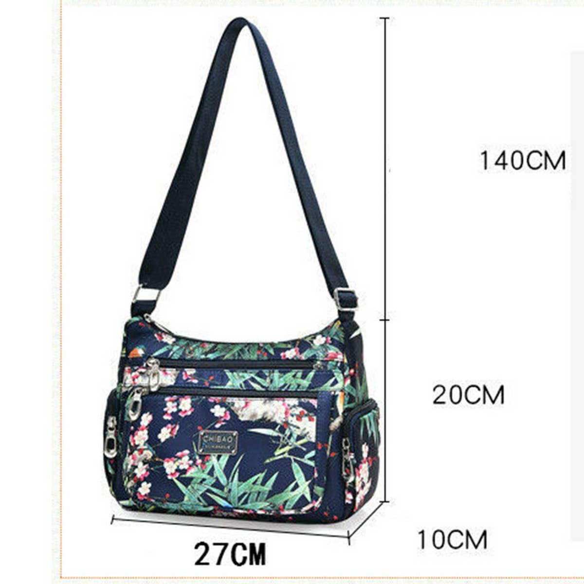 NYLON CANVAS PRINTED CROSSBODY SHOULDER BAG_CWASC1738