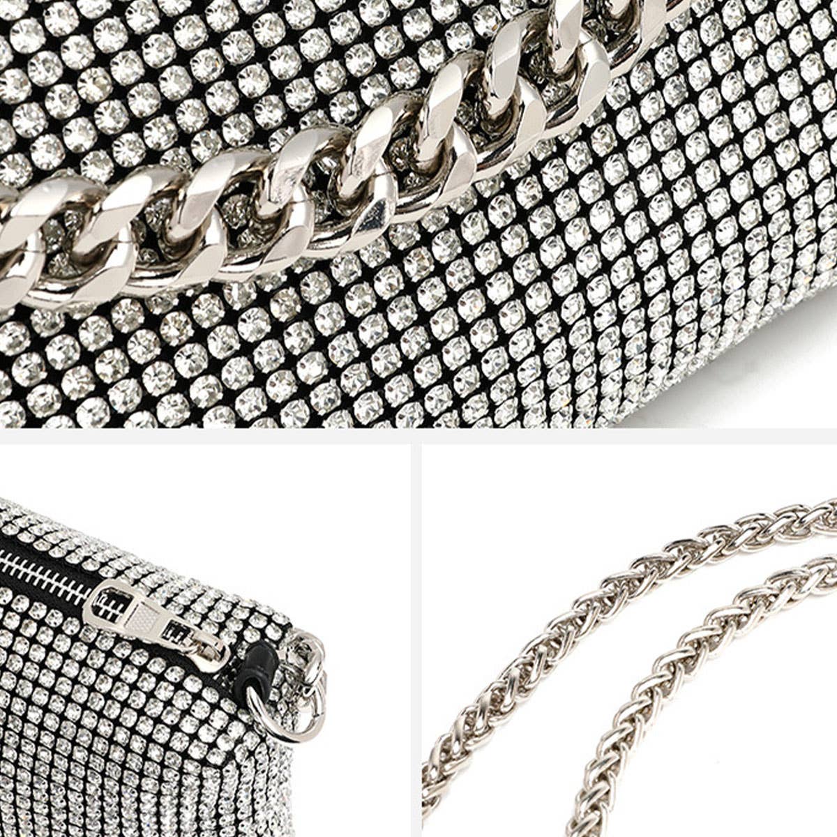 FASHIONABLE RHINESTONE EVENING TOP HANDLEBAG_CWAB3598