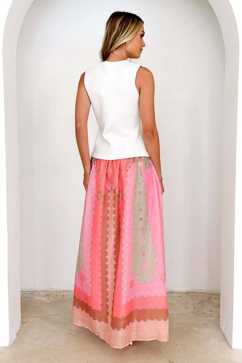 CWBLS0541_BOHO PRINT TIE WAIST FLOWY MAXI SKIRT