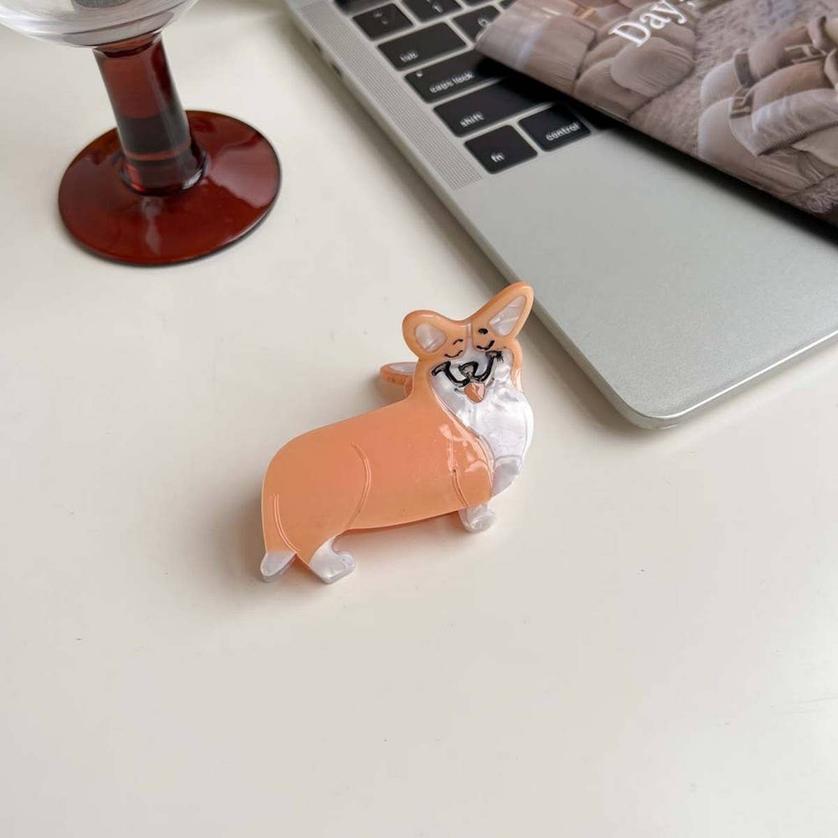 Cartoon Dog Acetate Hair Claw Clip for Girls_CWAHA5780