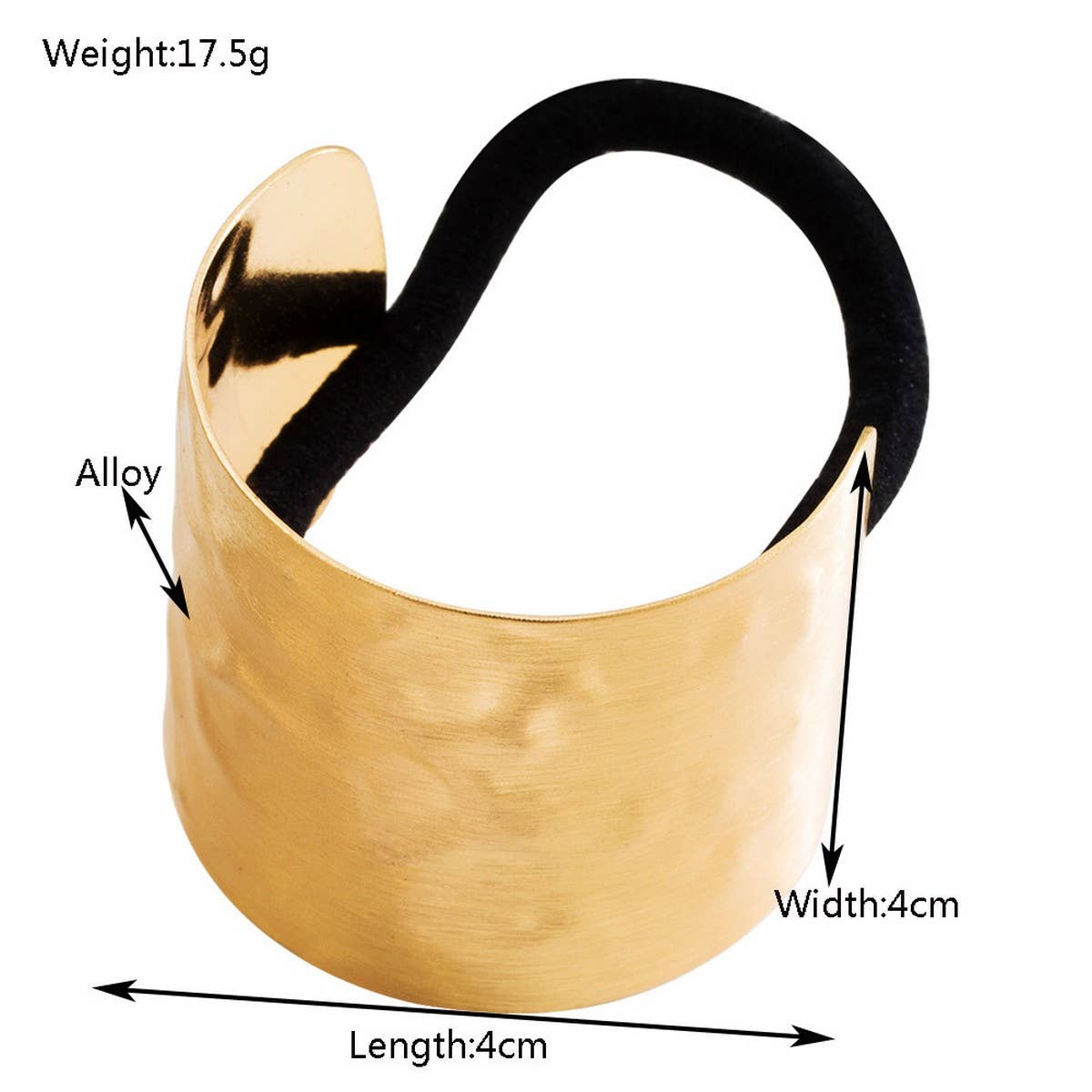 New Minimalist Geometric Metal Ponytail Hair Tie