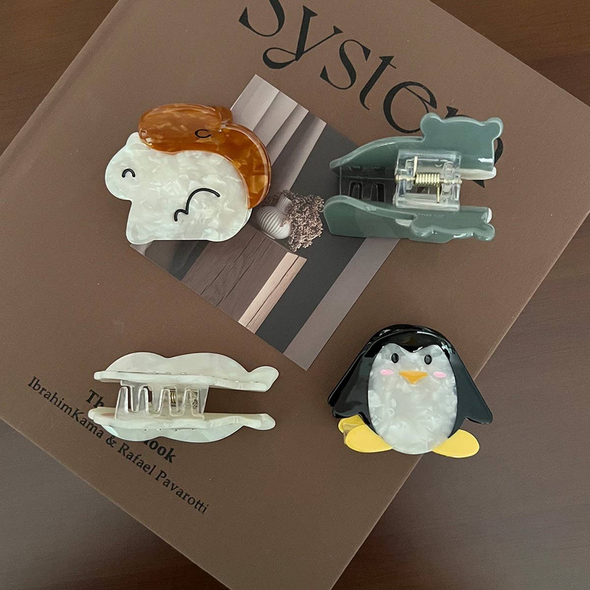 Cute Animal Acetate Hair Claw Clips for Girls