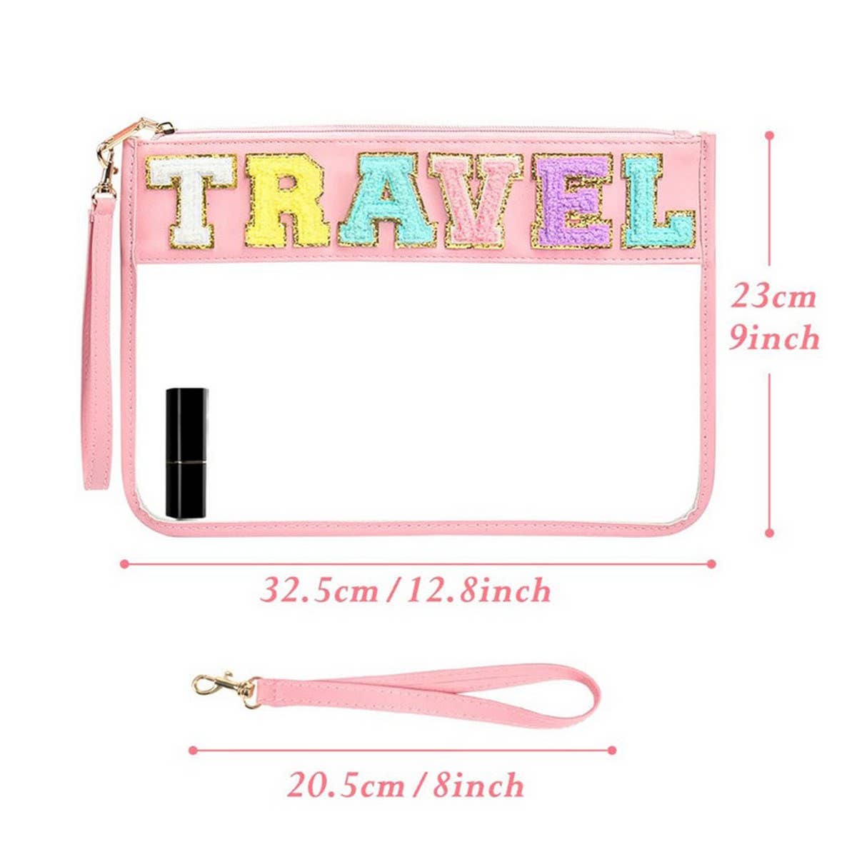 TRANSPARENT WATERPROOF PORTABLE WASH BAG_CWAB1317