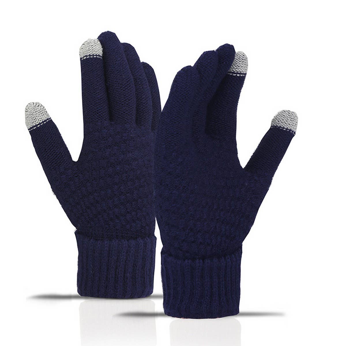 CWAG00544_WOMEN CUTE WINTER KNIT TOUCHSCREEN GLOVES