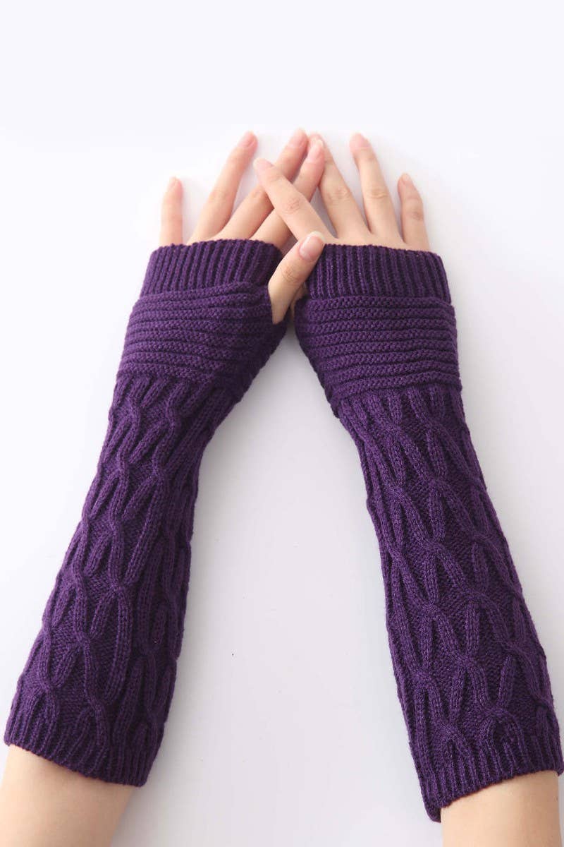 WINTER SOLID KNIT TRENDY HAND WARMERS_CWAG001