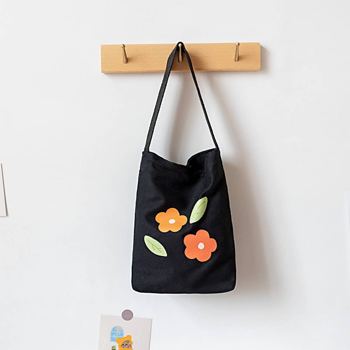 Canvas Tote for Drinks & Phone ??Summer Style_CWAB5604