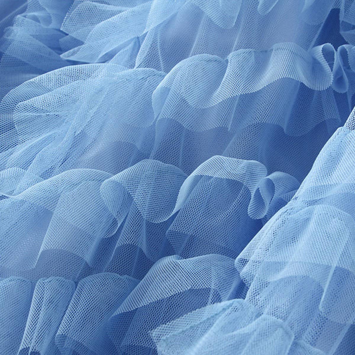 Deluxe Tulle Tiered Maxi Skirt with Flare