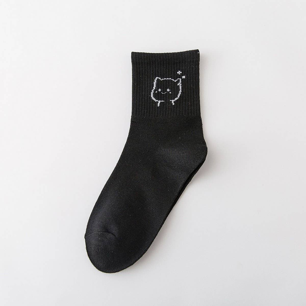 WOMEN'S FASHION HEART COTTON MIDDLE SOCKS