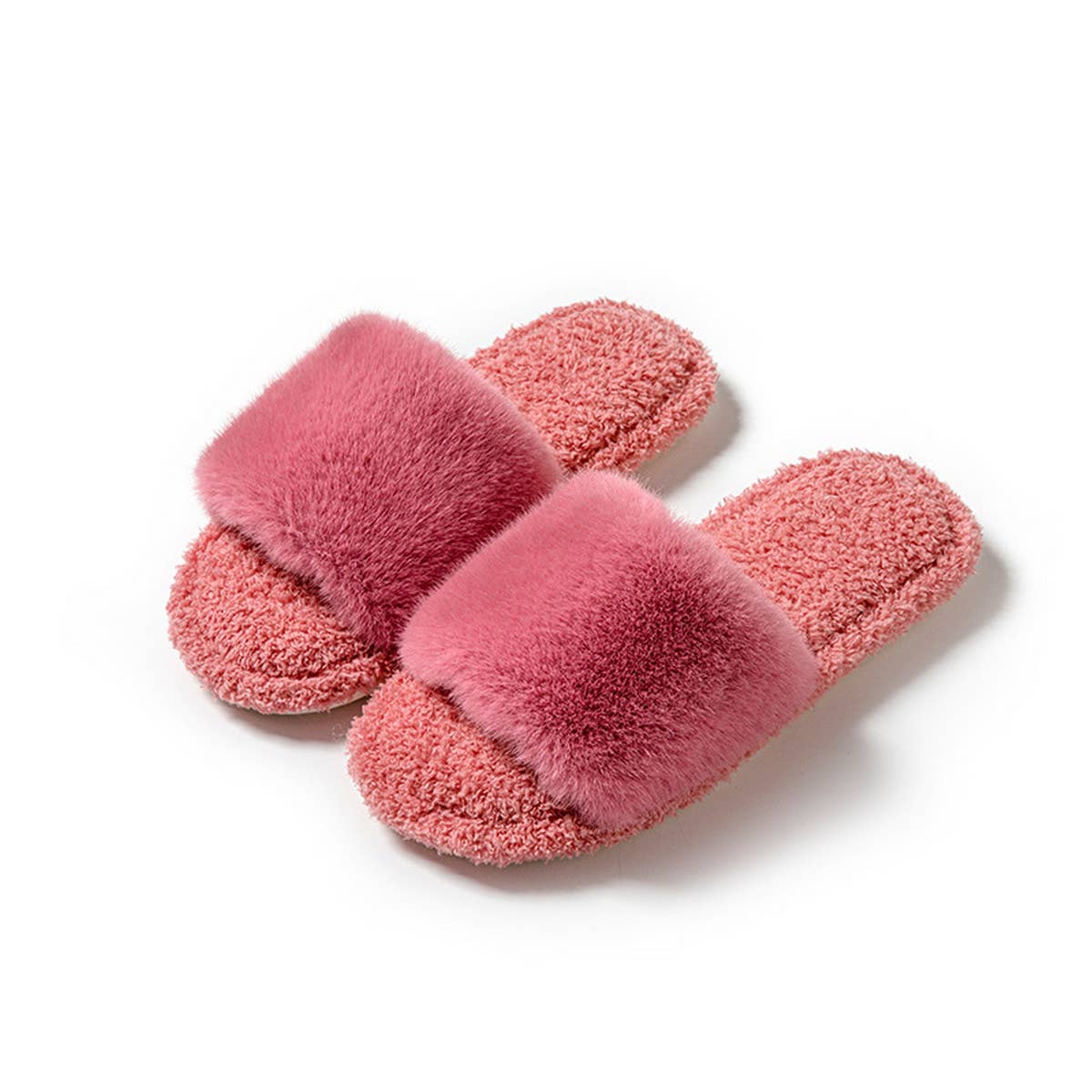 HOME AUTUMN AND WINTER OPEN COTTON SLIPPERS
