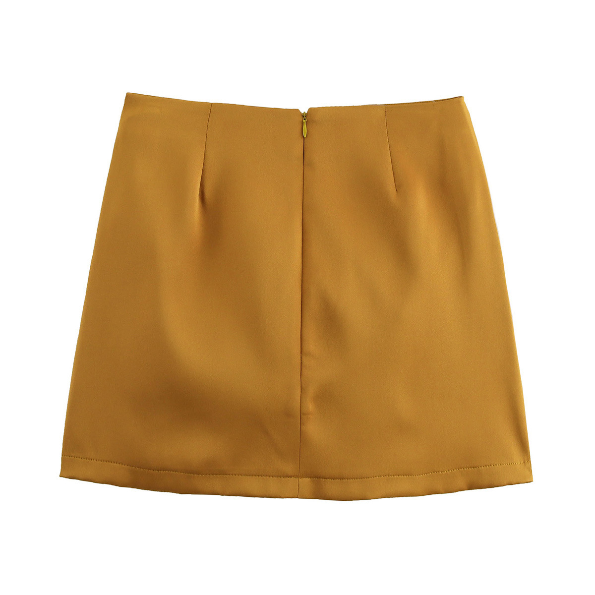 Women's Shiny Skirt with Bow, Chic French Look