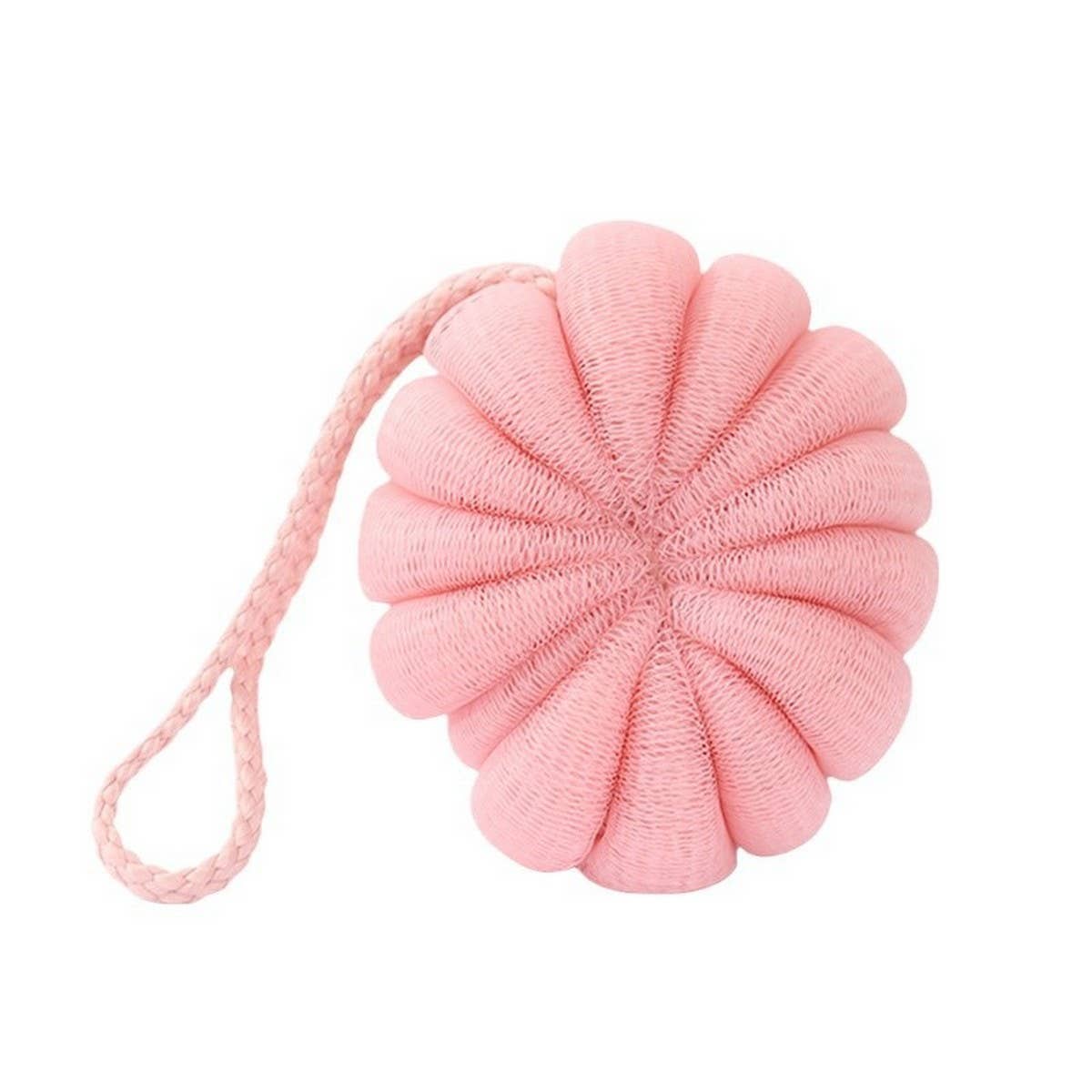 BATH POUF LARGE PUMPKIN BATH BALL 50G_CWMM3384