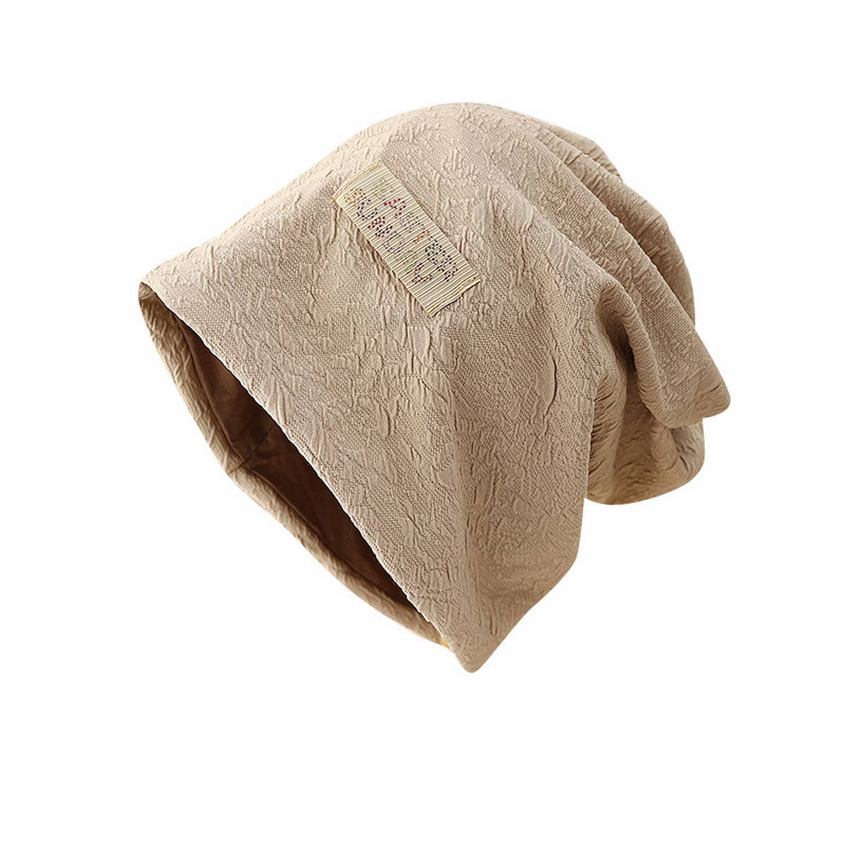 FASHIONABLE WARM KNITTED LETTER LOGO PILE HAT_CWAB2856