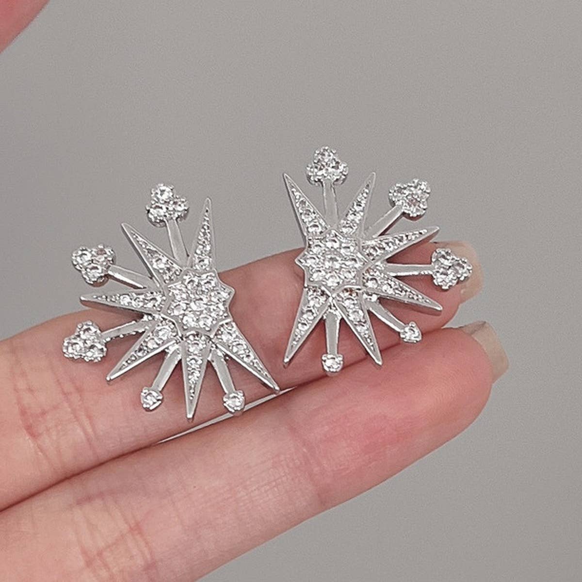 UNIQUE ZIRCON STARLIGHT EARRINGS