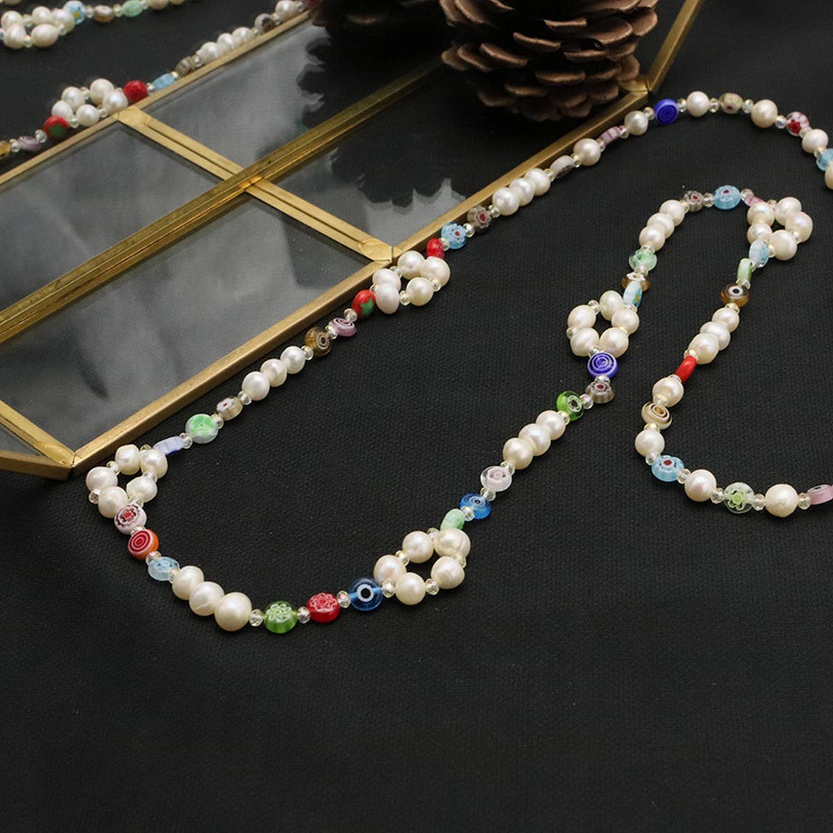 WOMEN'S NATURAL FRESHWATER PEARL NECKLACE