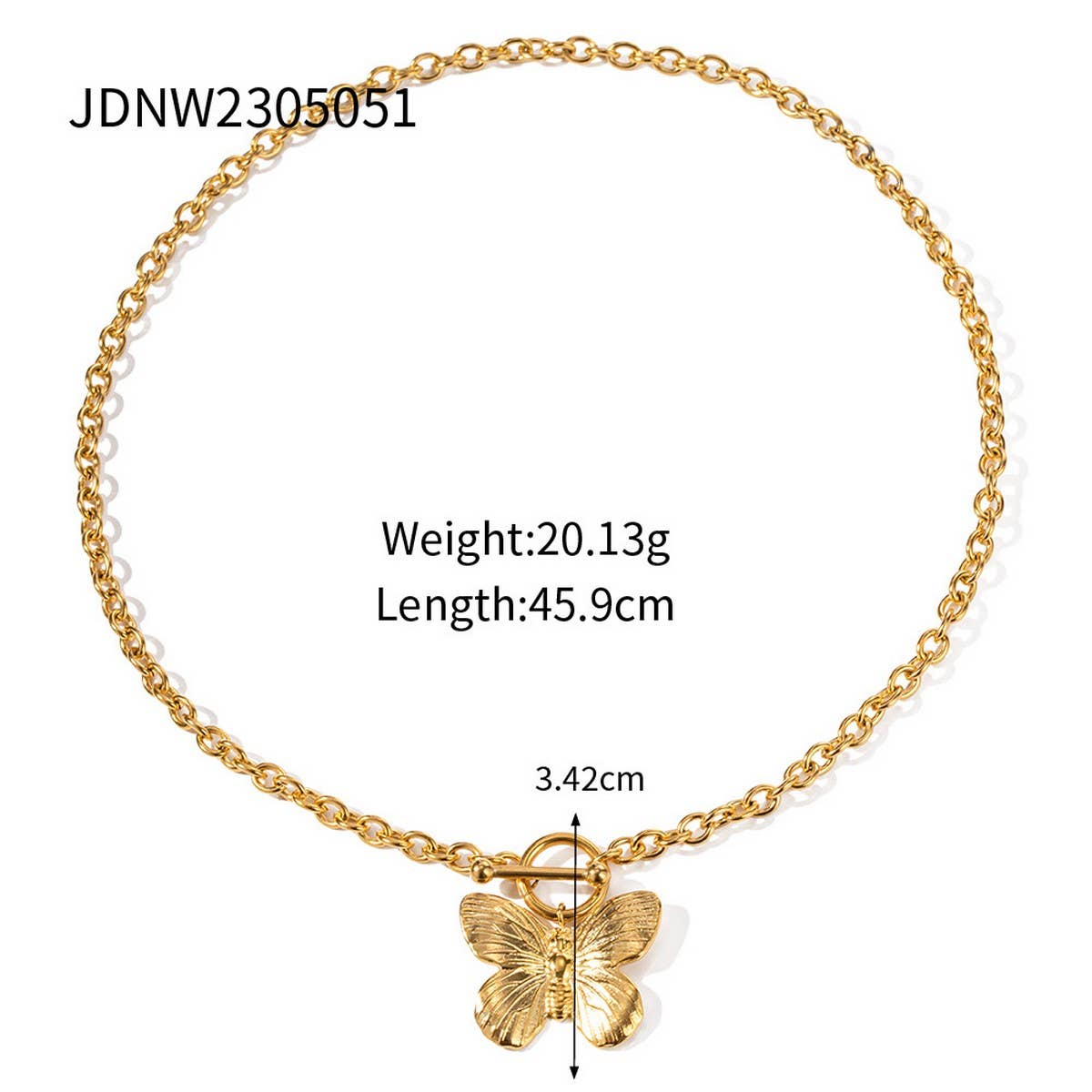 2024NEW FASHIONLIGHTLUXURYBUTTERFLY NECKLACE_CWAJE1427