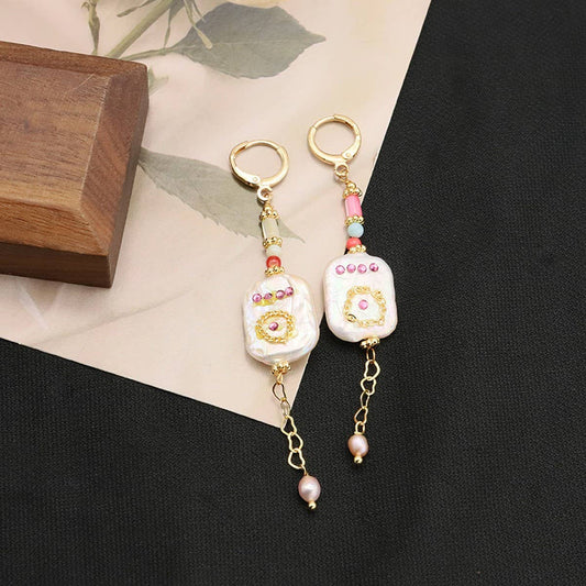 HIGH-END SWEET AND VERSATILE PEARL EARRINGS