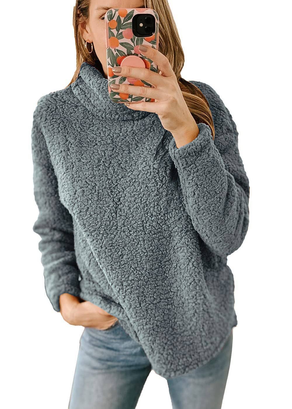 TREND WARM HOODIE PLUSH FASHION CASUAL WOMAN