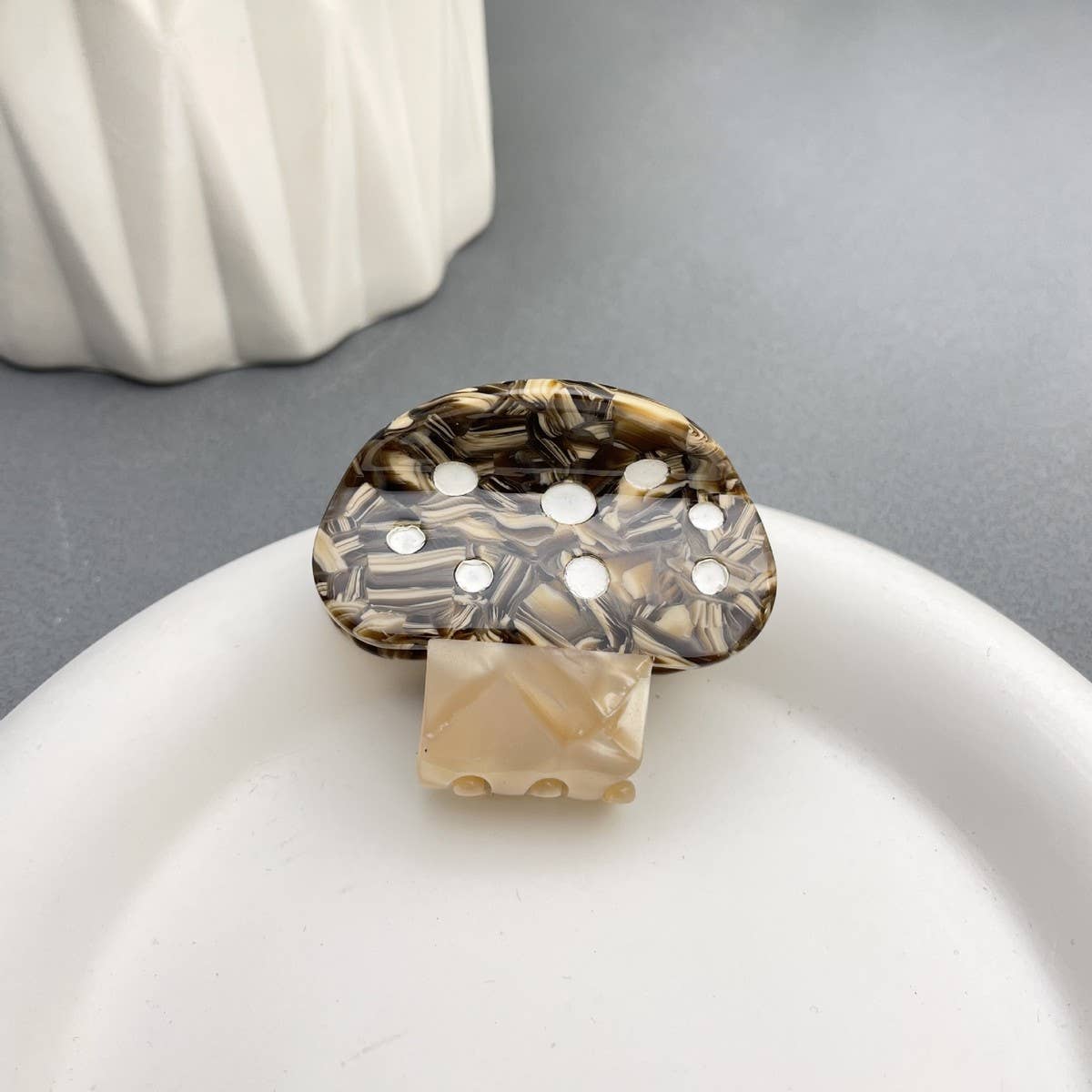 Cute Red Mushroom Hair Claw Clip, Acetate Style_CWAHA0565