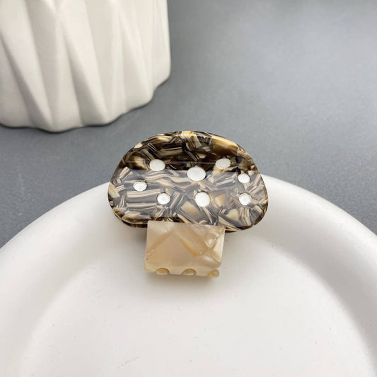 Cute Red Mushroom Hair Claw Clip, Acetate Style_CWAHA0565