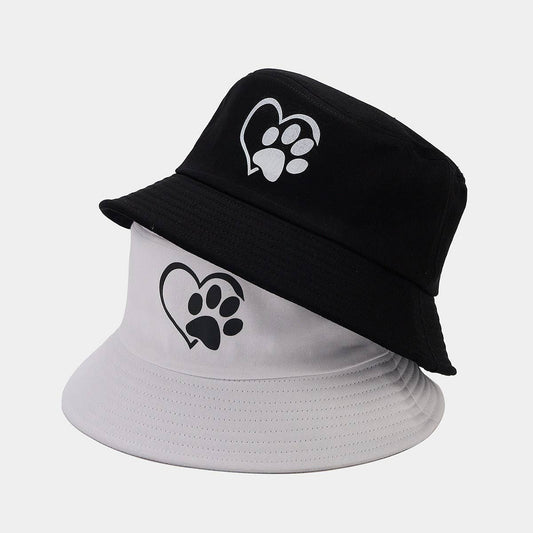 SIMPLE LOVE DOG PAW BUCKET HAT_CWAH1651