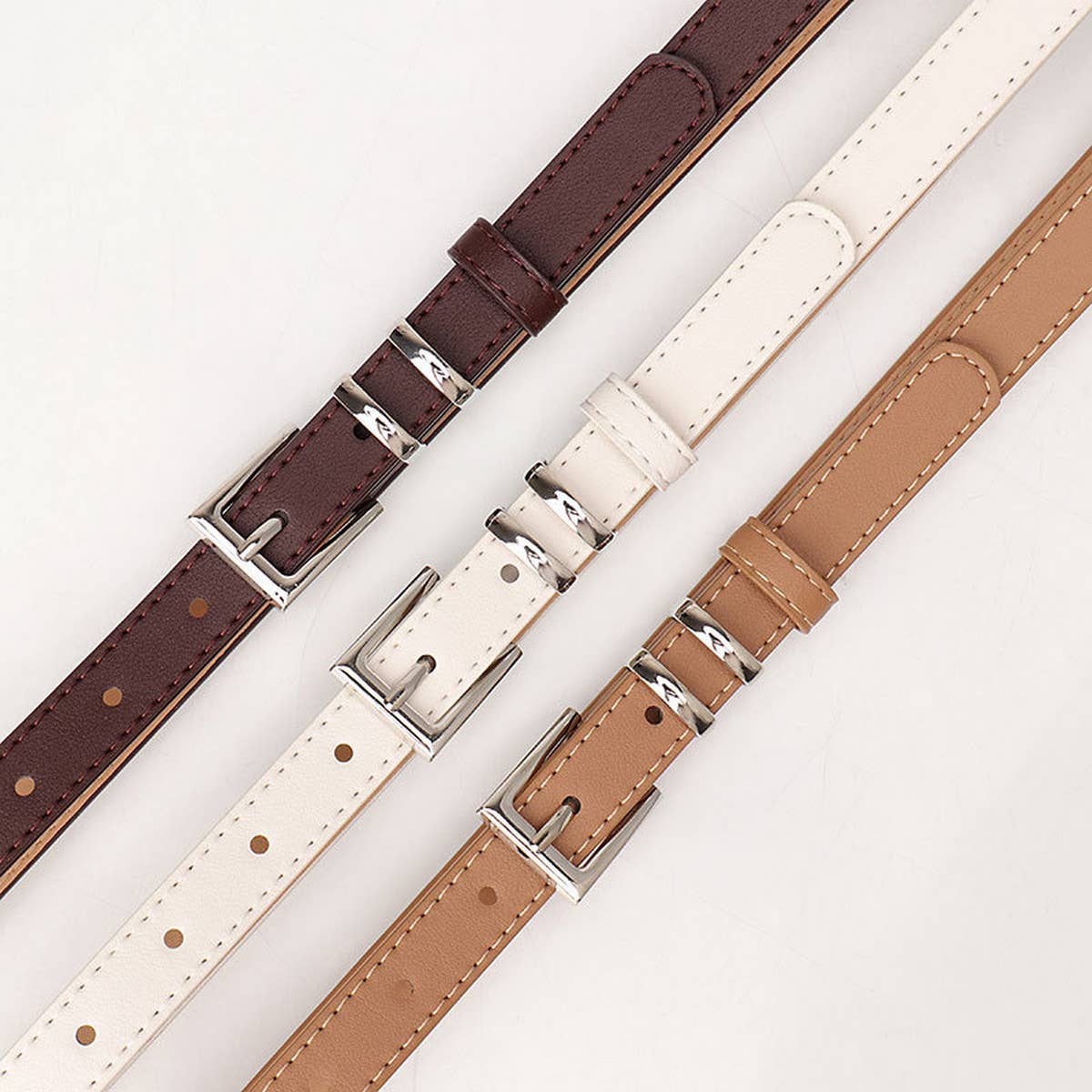 CWABE0941_SIMPLE HIGH-END SQUARE BUCKLE BELT