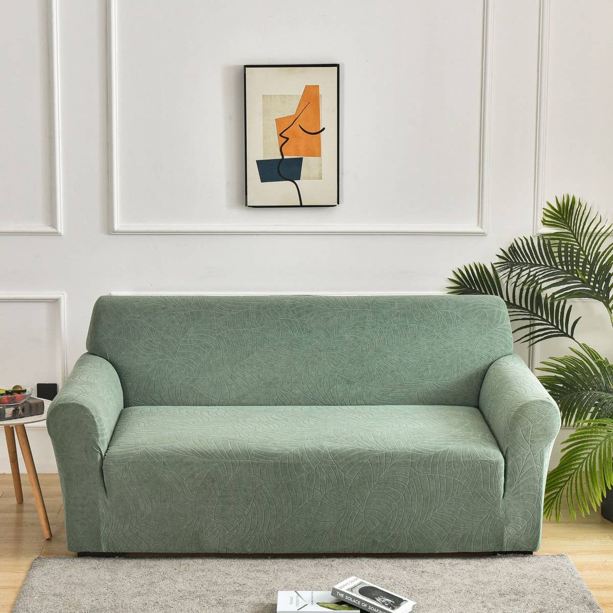 Waterproof Jacquard Sofa Cover, Thick & Stretchy