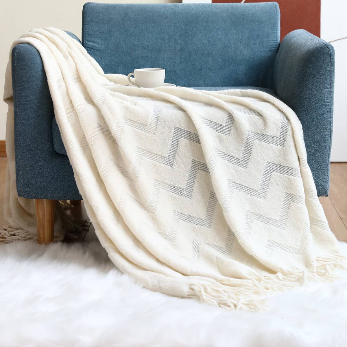 KNITTED SLEEP BLANKET WEIGHTED BLANKET COVER