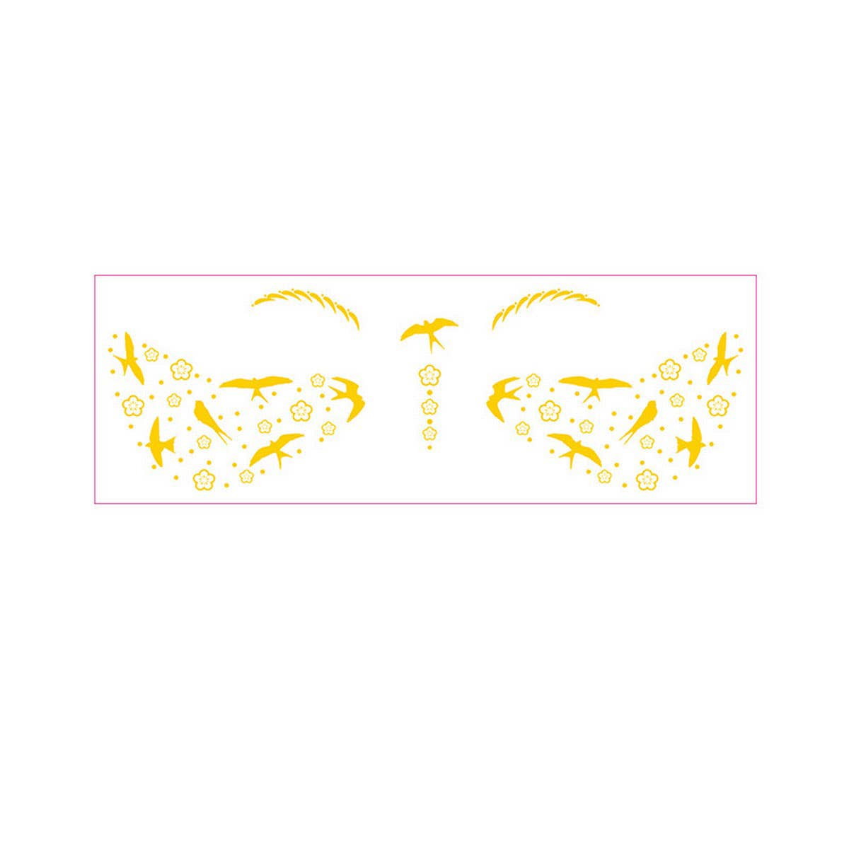 Gold Foil Freckle Tattoo Stickers Waterproof