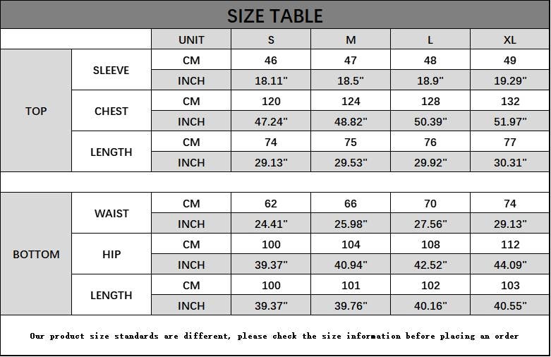 PRINTED LONG-SLEEVED TOP HIGH-WAISTED PANT SUIT