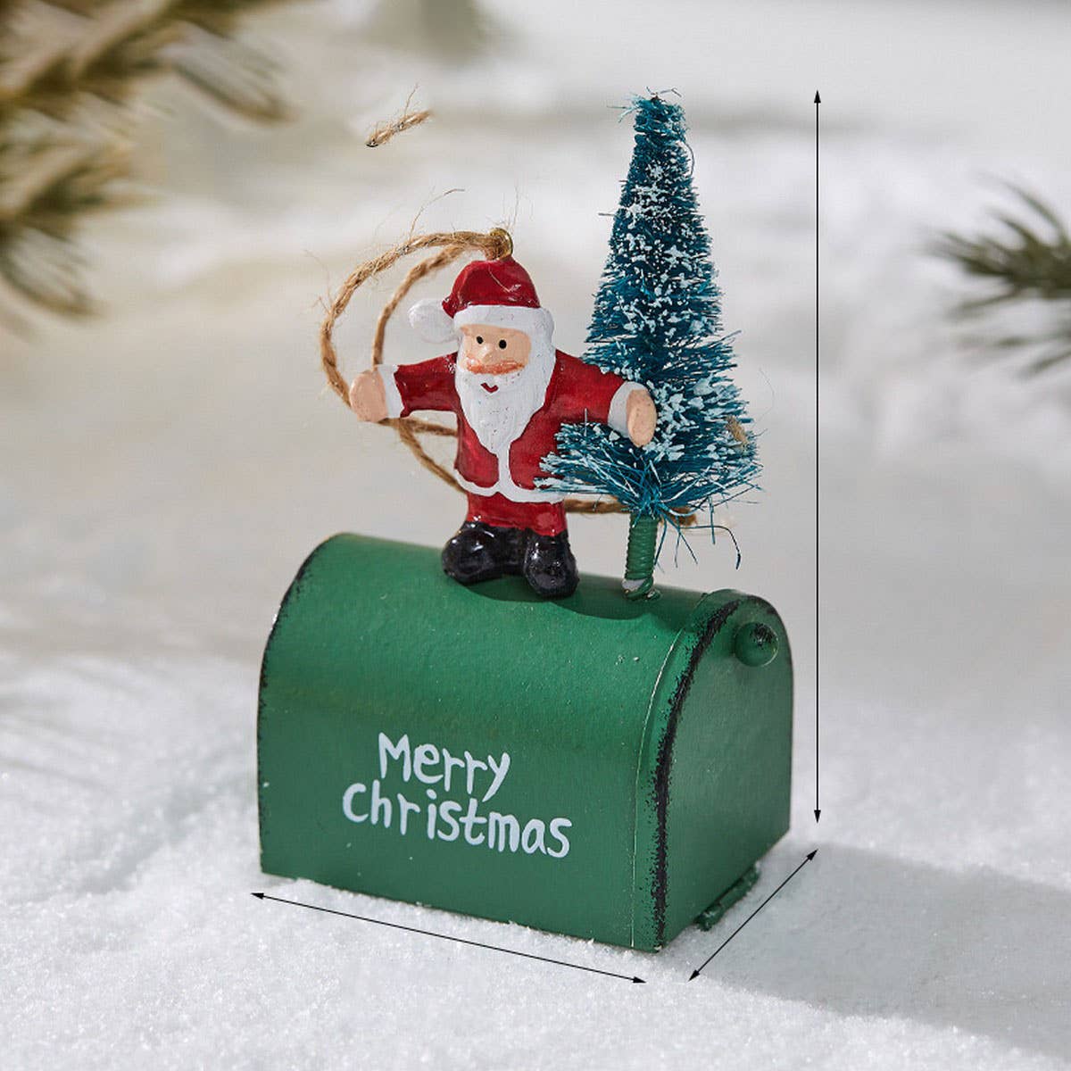 CWMM10416_2025 CHRISTMAS  HOUSE MAILBOX DECOR DISPLAY