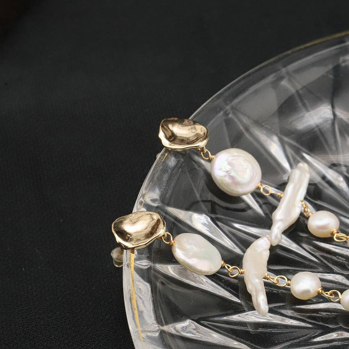 NATURAL FRESHWATER PEARL VINTAGE TASSEL EARRINGS